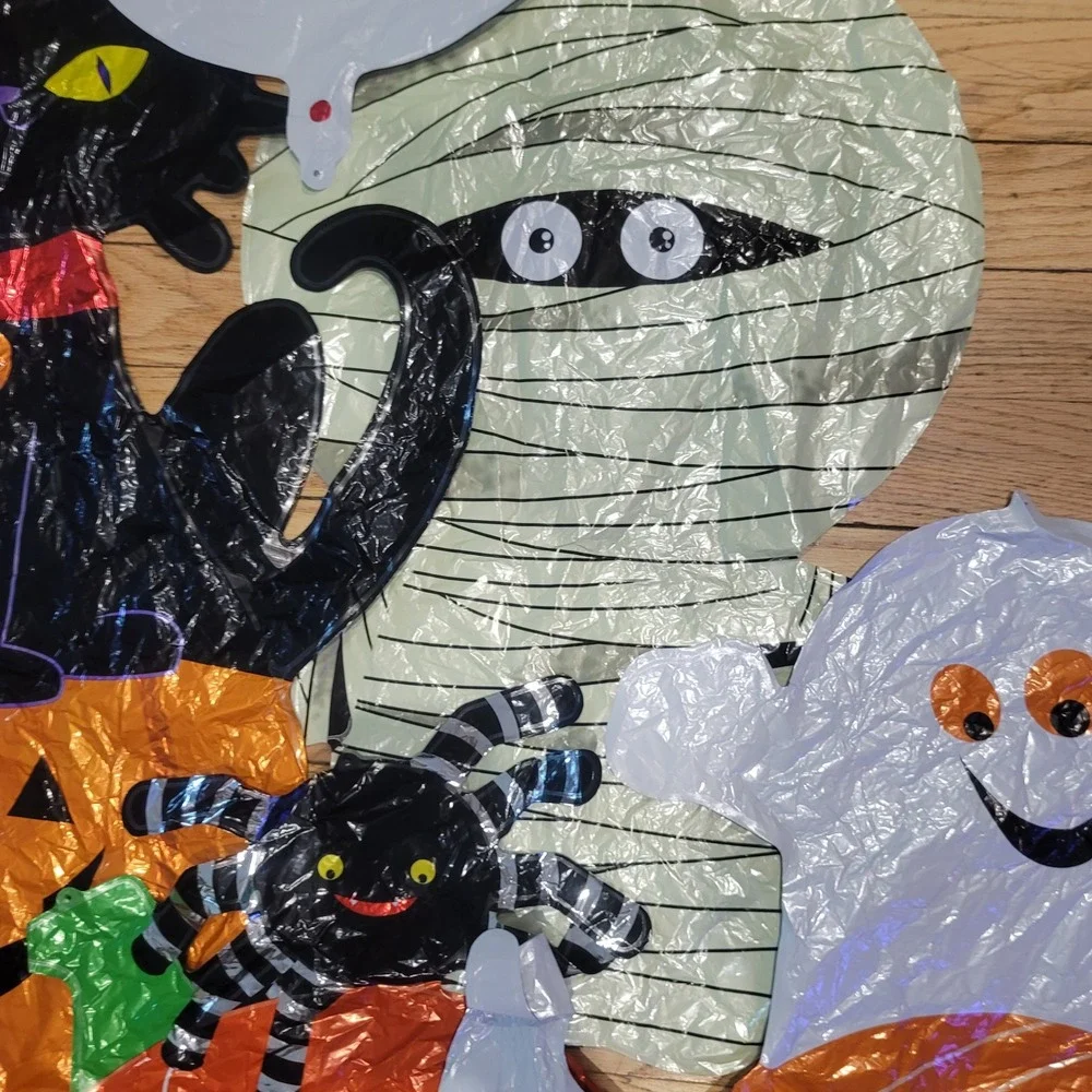 12pc Halloween Mylar Balloon Lot Large 34-36